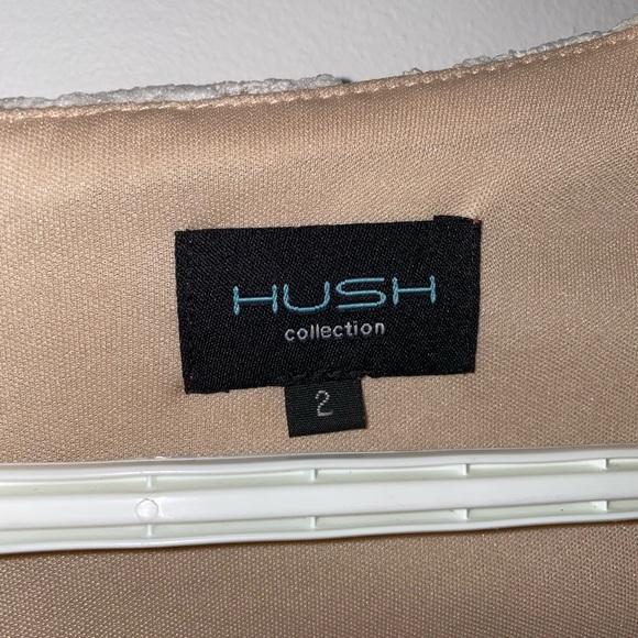 Hush White Flower Lace Short Dress. - Picture 5 of 6